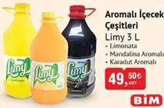 LİMY AROMALI İÇECEK ÇEŞİTLERİ 3 L fiyat ve kampanya bilgisi